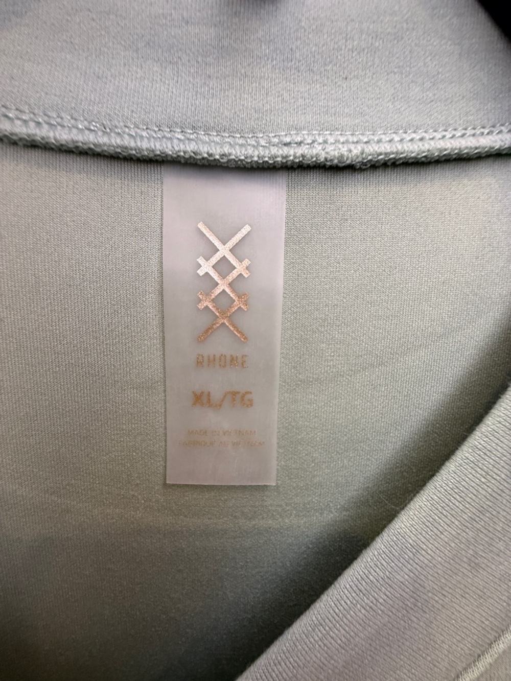 RHONE Crewneck Sweatshirt in Sage Green - Picture 3 of 5